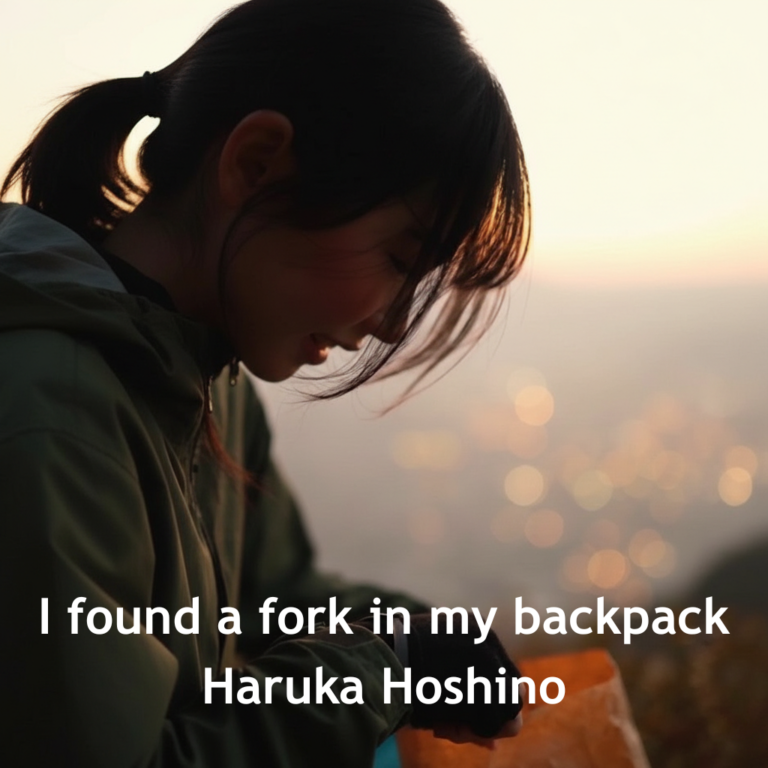 I found a fork in my backpack Song by Haruka Hoshino
